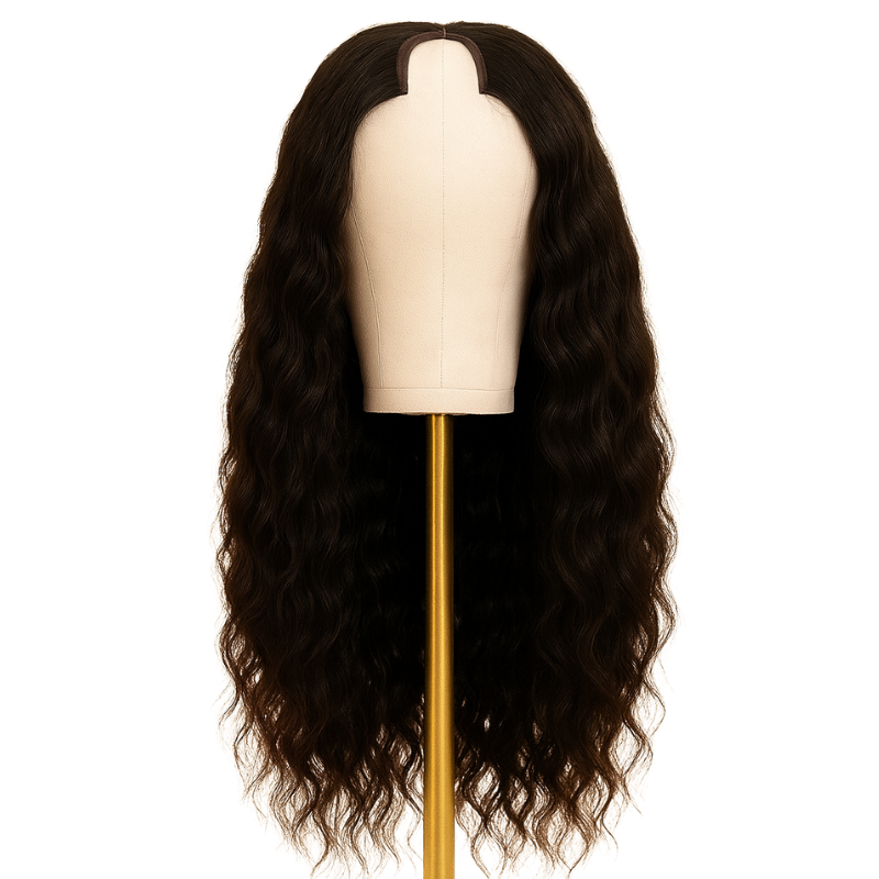 Cambodian Natural Wave Raw Hair U-part Wig