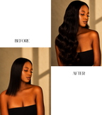 Cambodian Natural Wave Raw Hair U-part Wig