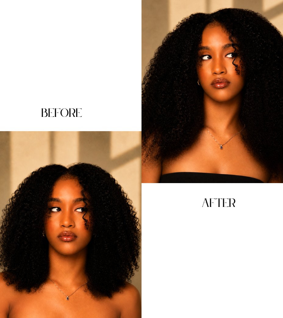 Burmese Kinky Curl Raw Hair U-Part Wig