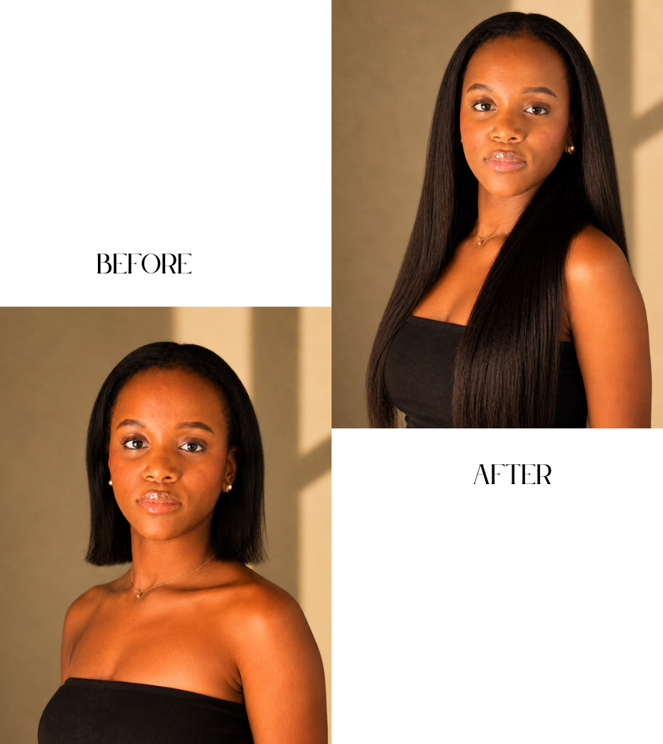 YAKI Straight Raw Hair Clip-Ins