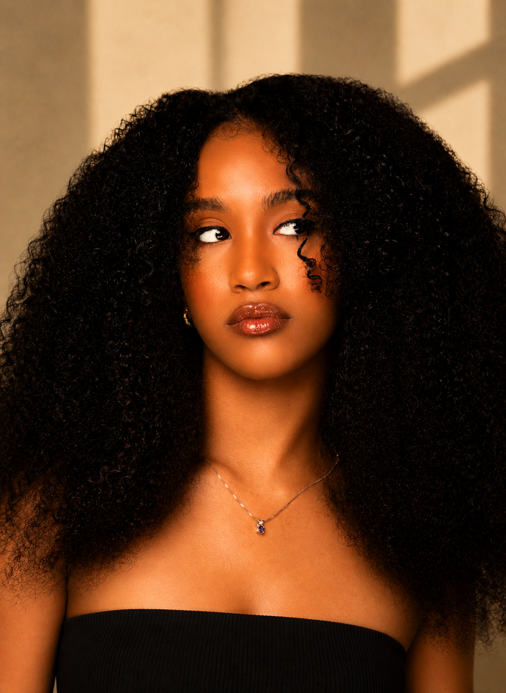 Burmese Kinky Curl Raw Hair U-Part Wig