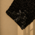 Burmese Kinky Straight Raw Hair  Clip-Ins
