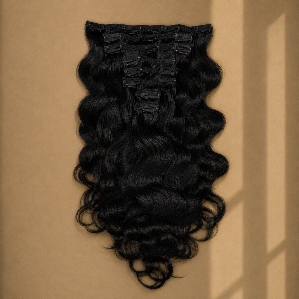 Cambodian Deep Wave Raw Hair Clip-Ins