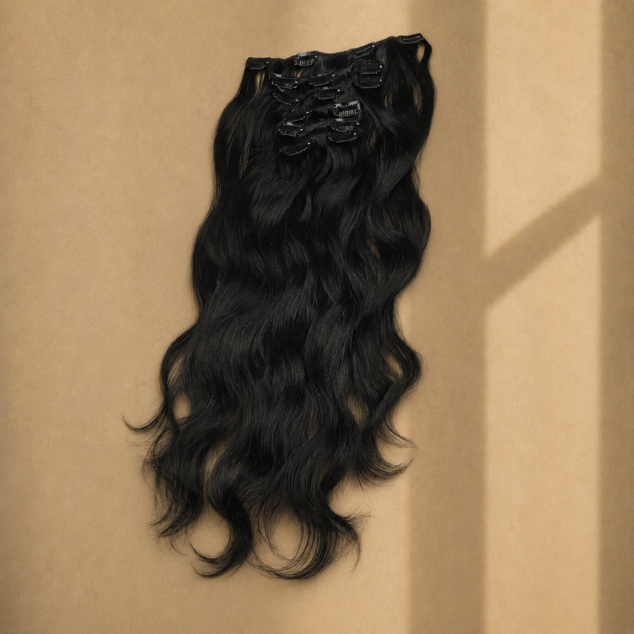 Cambodian Natural Wave Raw Hair Clip-Ins