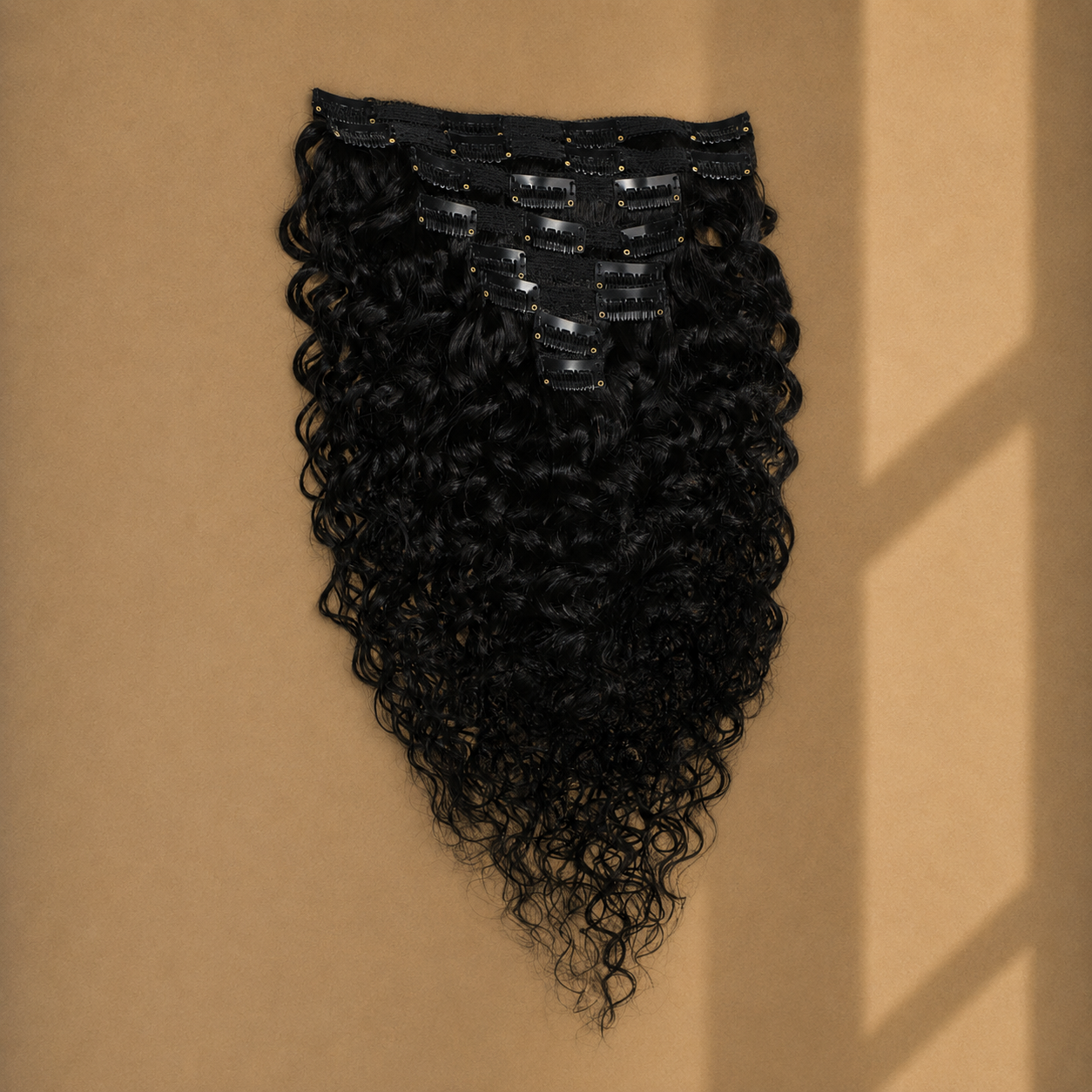 Burmese Curl Raw Hair Clip-Ins