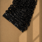 Burmese Curl Raw Hair Clip-Ins