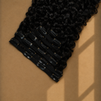 Cambodian Wavy Curl Raw Hair Clip-Ins