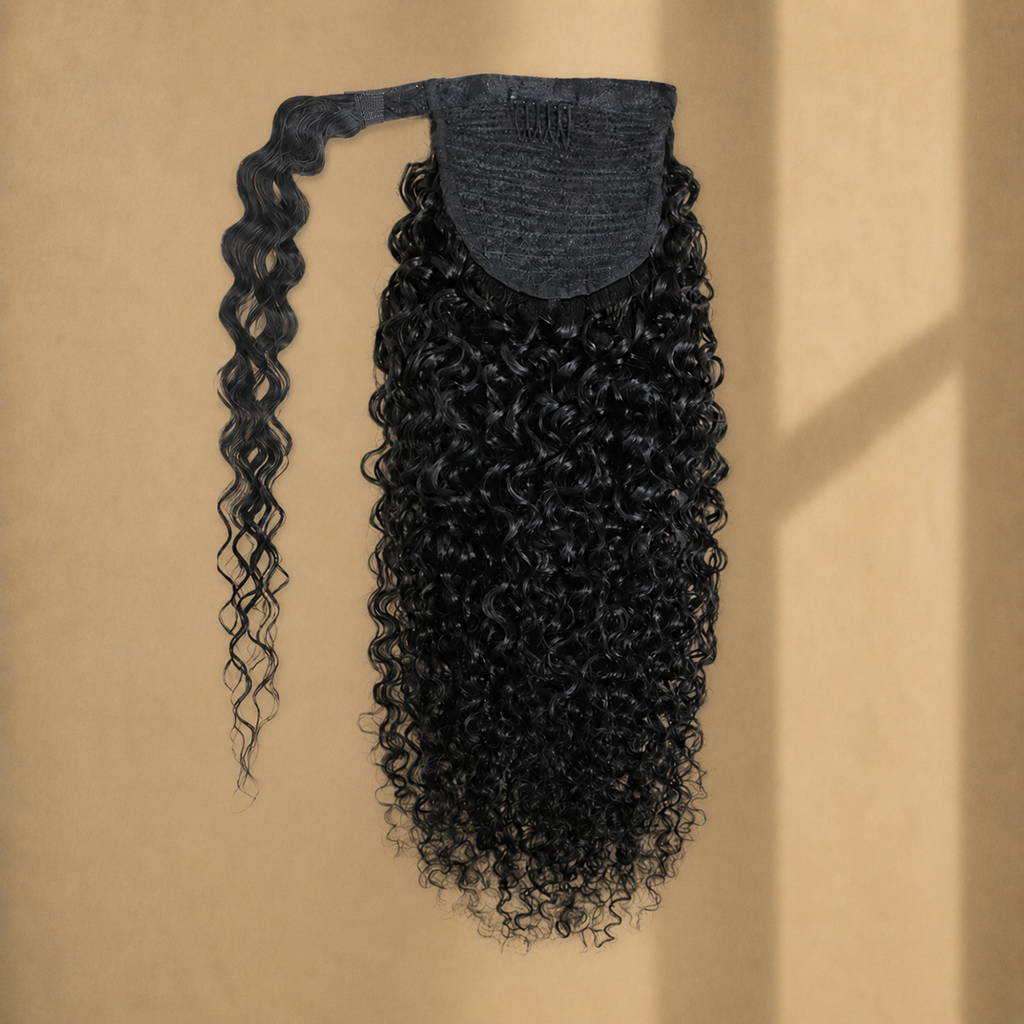 Burmese Curl Raw Hair Ponytail