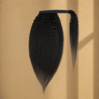Burmese Kinky Straight Raw Hair Ponytail