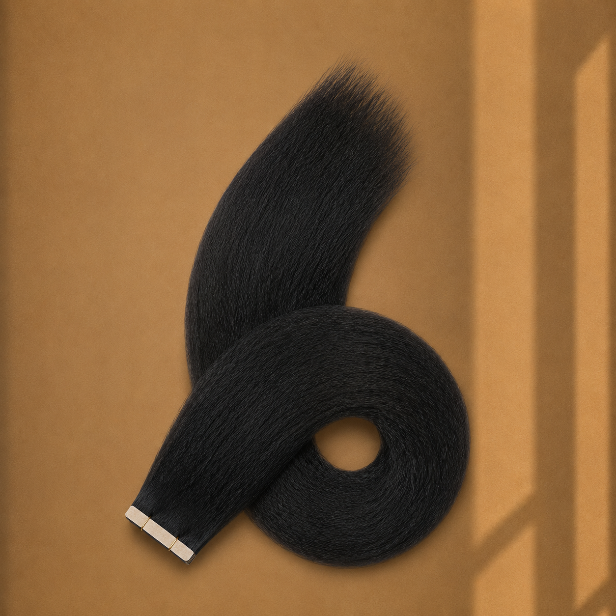 Burmese Kinky Straight Raw Hair Tape-Ins
