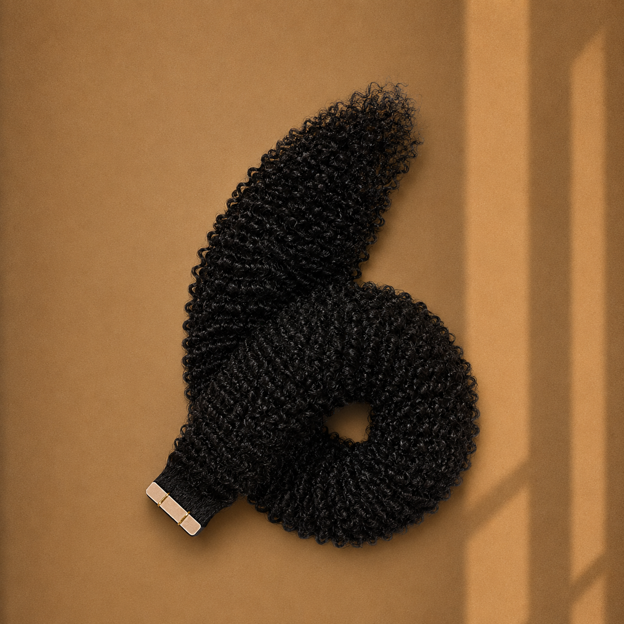 Burmese Kinky Curl Raw Hair Tape-Ins