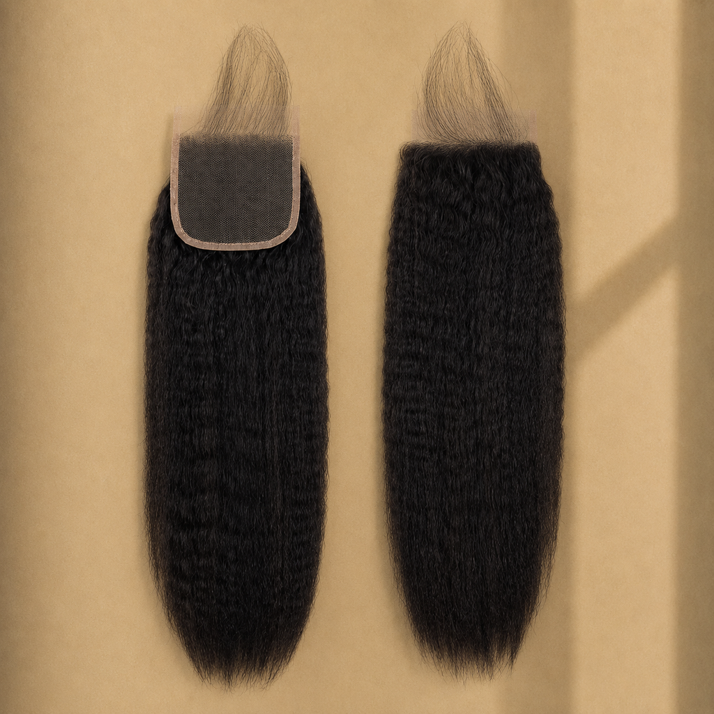 YAKI Straight Raw Hair HD Closure