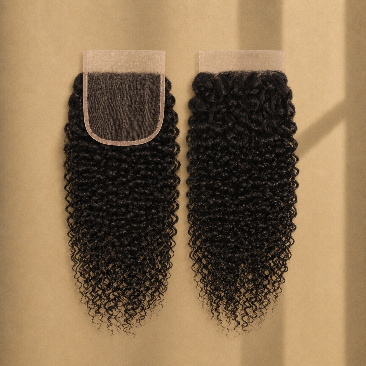 Burmese Kinky Curl Raw Hair HD Closure