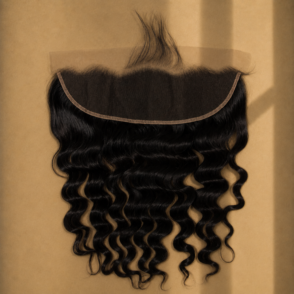 Cambodian Wavy Curl Raw Hair HD Lace Frontal