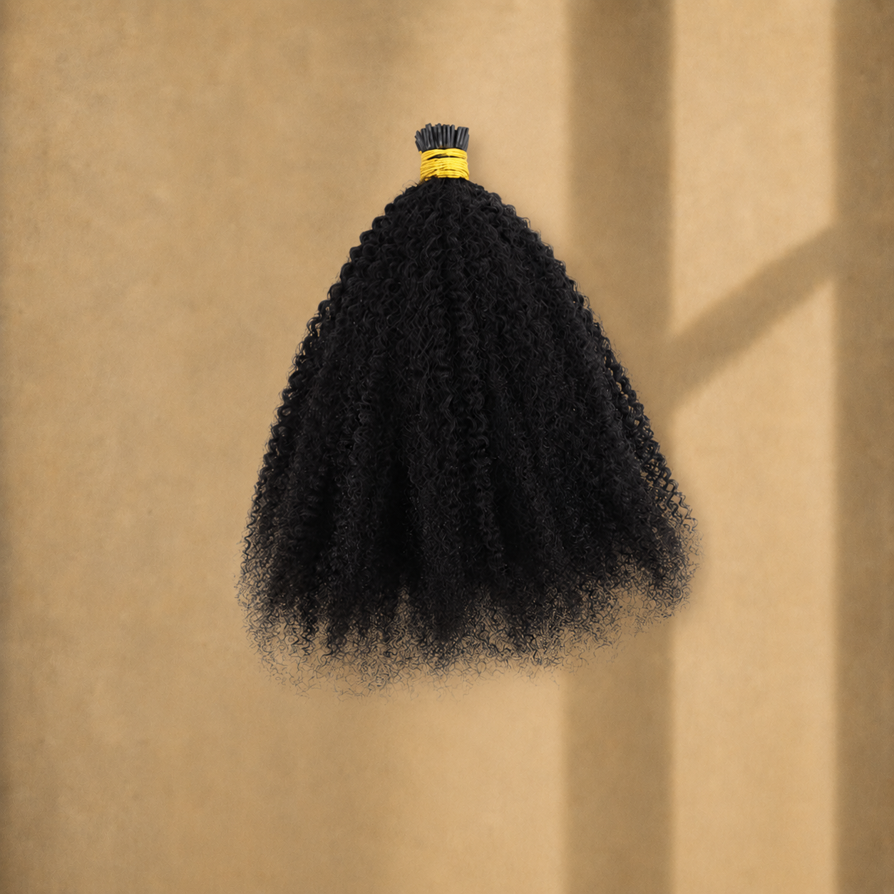 Burmese Kinky Curl Raw Hair I-Tip