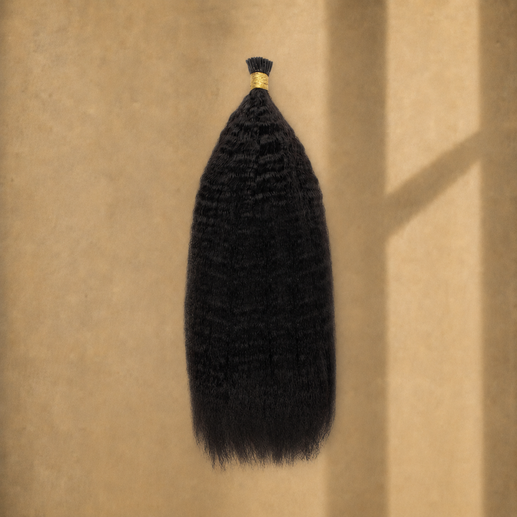 Burmese Kinky Straight Raw Hair I-Tip