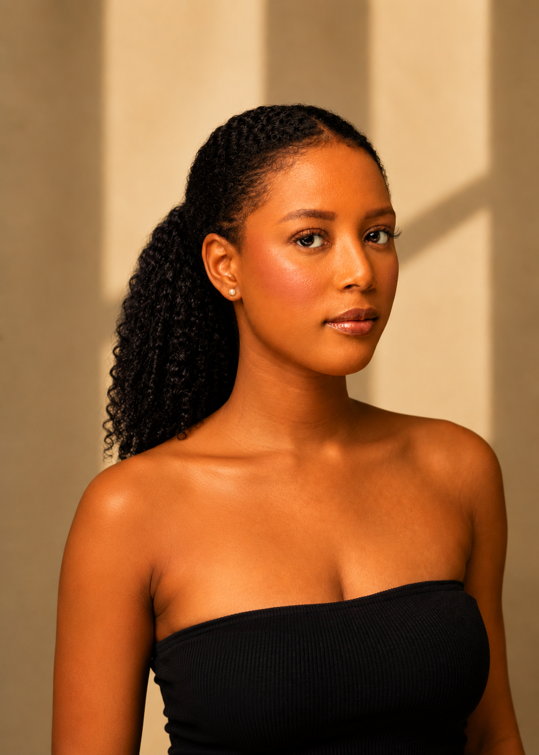Burmese Curl Raw Hair Ponytail