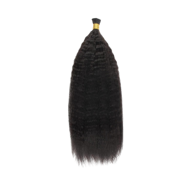 I-Tip Raw Hair Burmese Kinky Straight