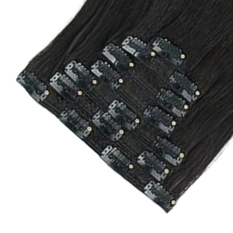 YAKI Straight Raw Hair Clip-Ins