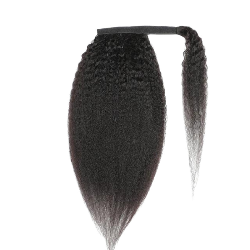 Ponytail Raw Hair Burmese Kinky Straight