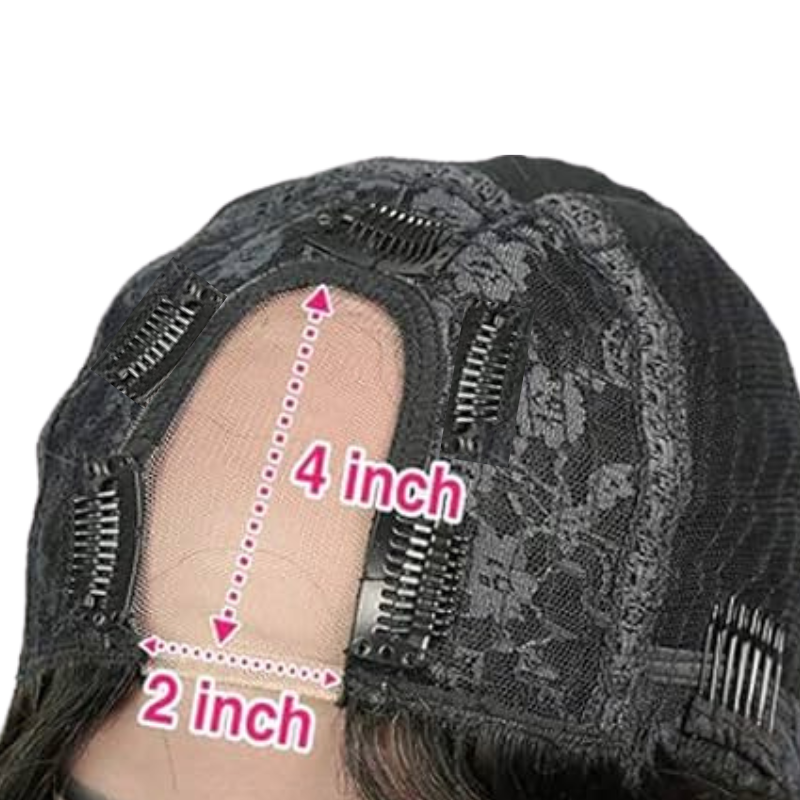 Burmese Kinky Curl Raw Hair U-Part Wig