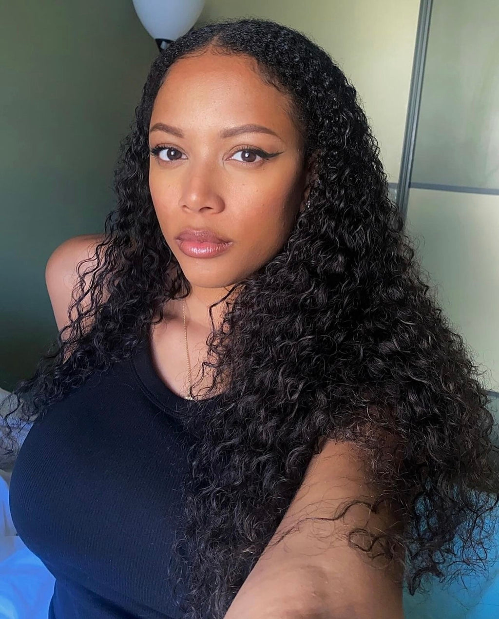 Burmese Curl Raw Hair U-Part Wig
