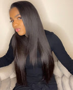 YAKI Straight Raw Hair U-part Wig
